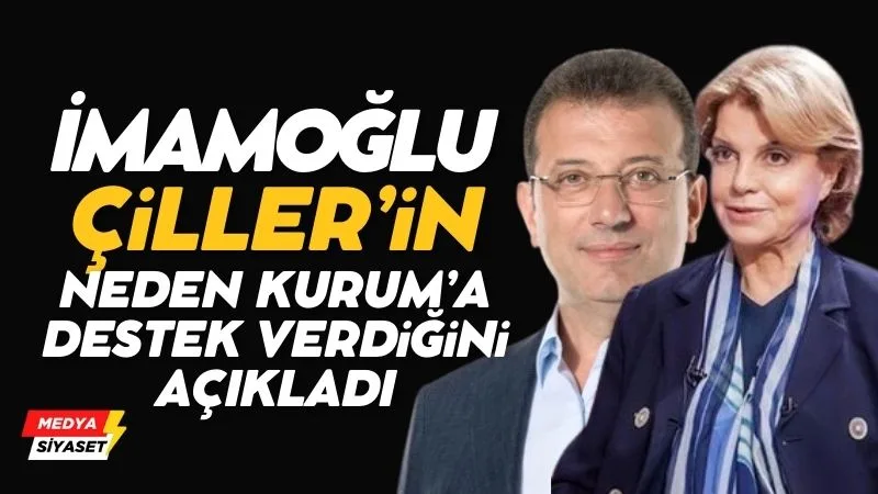 Ekrem İmamoğlu’ndan Tansu Çiller yorumu
