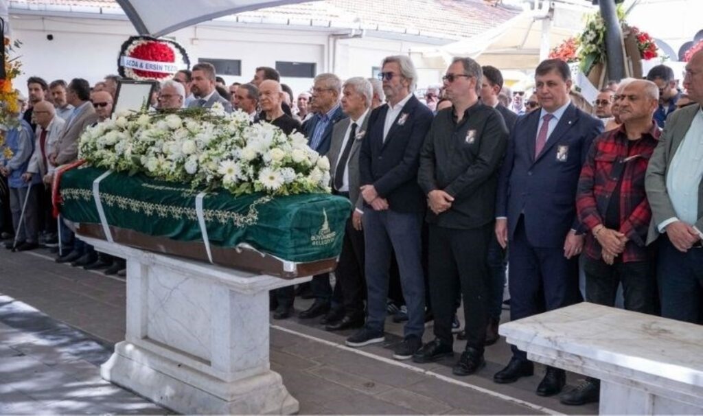 Ahmet Piriştina’nın eşi  Mine Piriştina son yolculuğuna uğurlandı