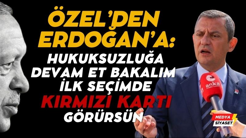 Özgür Özel’den, Hatay için Erdoğan’ın AKP Grup Toplantısı’ndaki sözlerine tepki