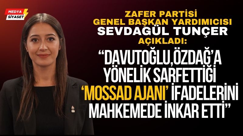 Davutoğlu,Özdağ’ı ‘Mossad Ajanı’ olmakla suçlamıştı, Mahkeme’de inkar etti
