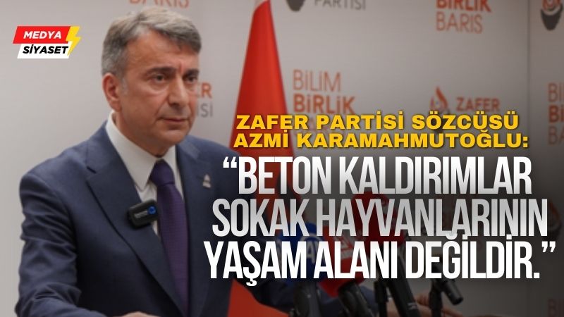 Zafer Partisi Sözcüsü Azmi Karamahmutoğlu haftalık basın toplantısında gündemi değerlendirdi
