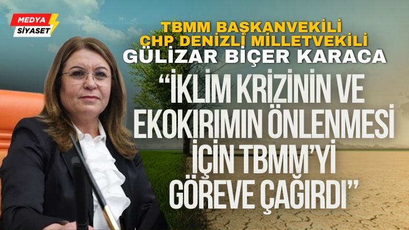 TBMM Başkanvekili CHP Denizli Milletvekili Gülizar Biçer Karaca’dan ‘Çevre Günü’ Mesajı