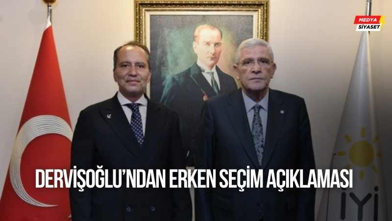 YRP Genel Başkanı Fatih Erbakan’dan İYİ Parti Genel Başkanı Müsavat Dervişoğlu’a ziyaret