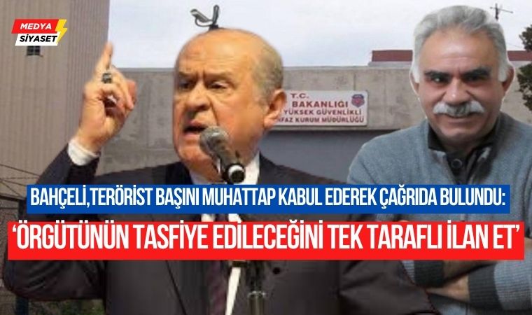 Devlet Bahçeli’den, Abdullah Öcalan’a çağrı: ‘Örgütünün tasfiye edileceğini tek taraflı ilan etsin’