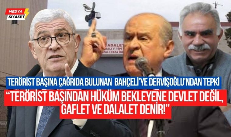 Terörist başına çağrıda bulunan Devlet Bahçeli’ye Müsavat Dervişoğlu’ndan tepki