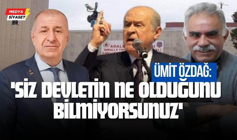 Zafer Partisi Lideri Ümit Özdağ’dan İmralı çıkışı: ‘Siz devletin ne olduğunu bilmiyorsunuz’