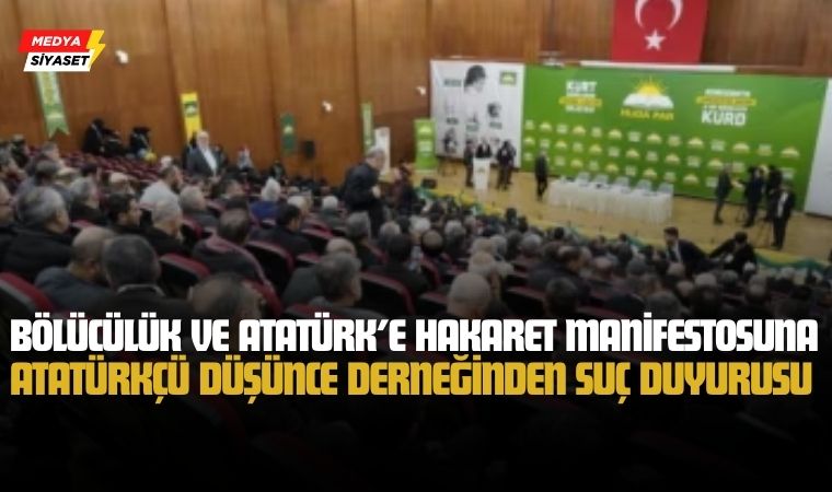 Atatürkçü Düşünce Derneğinden (ADD) HÜDA PAR’ın Çalıştayına  Suç Duyurusu