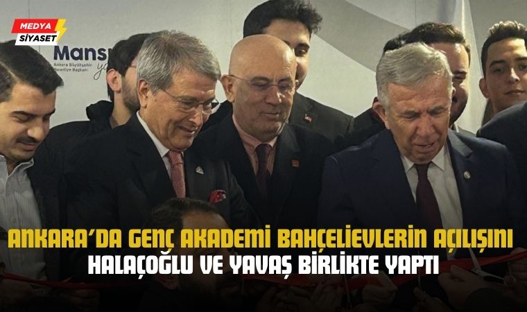 Genç Akademi Bahçelievler Açıldı: Mansur Yavaş ve Yusuf Halaçoğlu Birlikte Kurdela Kesti