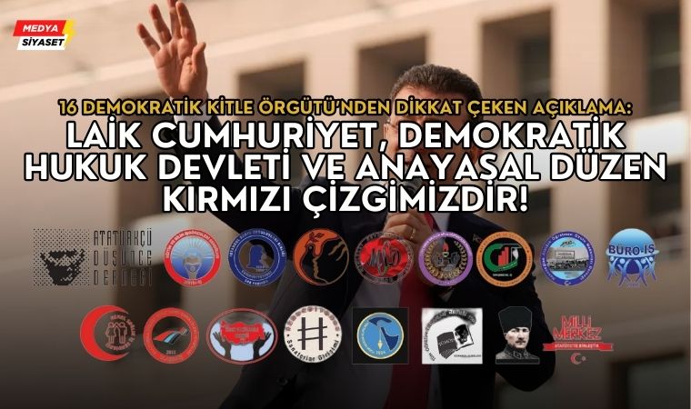 Demokrasiye Darbe: 16 Demokratik Kitle Örgütünden Sert Tepki!