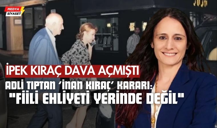 İpek Kıraç’tan Babası İnan Kıraç’ın Evliliğine Dava! Adli Tıptan Dikkat Çeken Karar: “Fiili Ehliyeti Yerinde Değil”