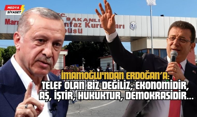 Ekrem İmamoğlu’ndan Erdoğan’a Sert Yanıt: “Sonunda Ağzındaki Baklayı Çıkarmışsın!”
