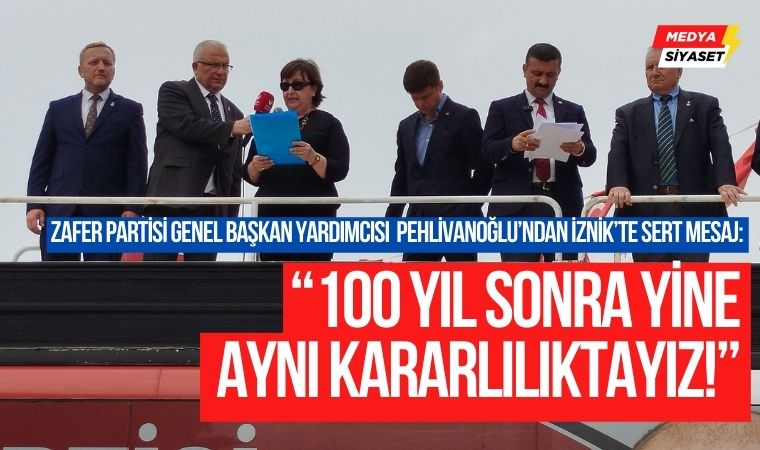 Zafer Partisi Genel Başkan Yardımcısı Özcan Pehlivanoğlu İznik’ten Seslendi: “Atatürk 1925’te Ne Yaptıysa, Biz de Bugün Aynısını Yapmaya Kararlıyız!”