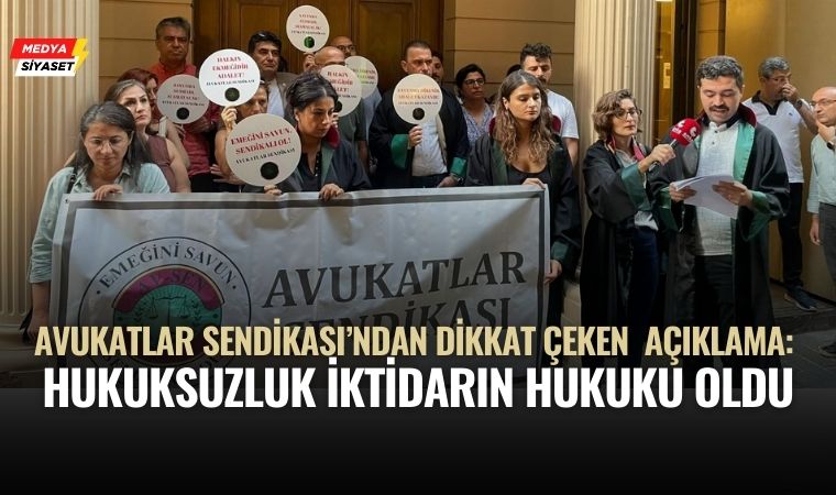 “Sorunlar büyük ama çözüm nettir: Örgütlü mücadele” –Avukatlar Sendikası’ndan Yeni adli yılda sert mesaj