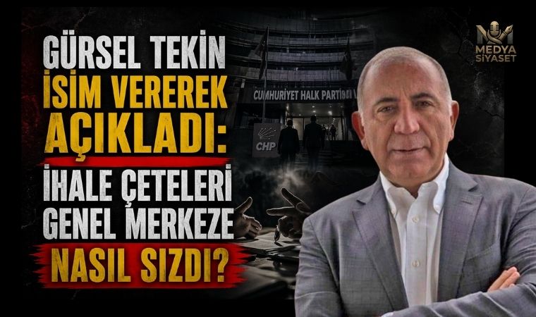 “Parti Rant Çarkına Sürüklendi” Gürsel Tekin’den Sert Sözler