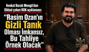 Burak Mengü İtirafçı İddialarını Noktaladı: “Kütahyalı Kararı Türk Yargısı İçin Bir Emsaldir”