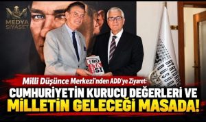 Millî Düşünce Merkezi’nden Atatürkçü Düşünce Derneği’ne Ziyaret