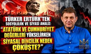 Türker Ertürk: “Atatürk Yükseliyor, Siyasal Dincilik İvme Kaybediyor”